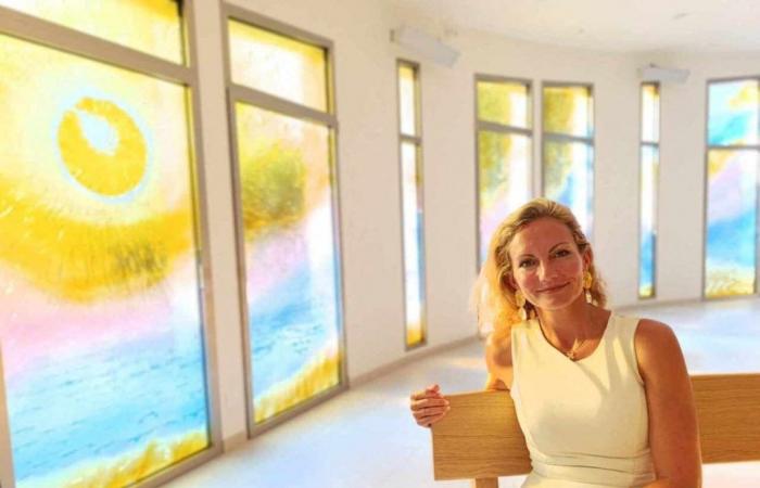 Camiers. Fleur Nabert, l’artiste de la lumière, a capturé le soleil à la chapelle Saint-Félicien