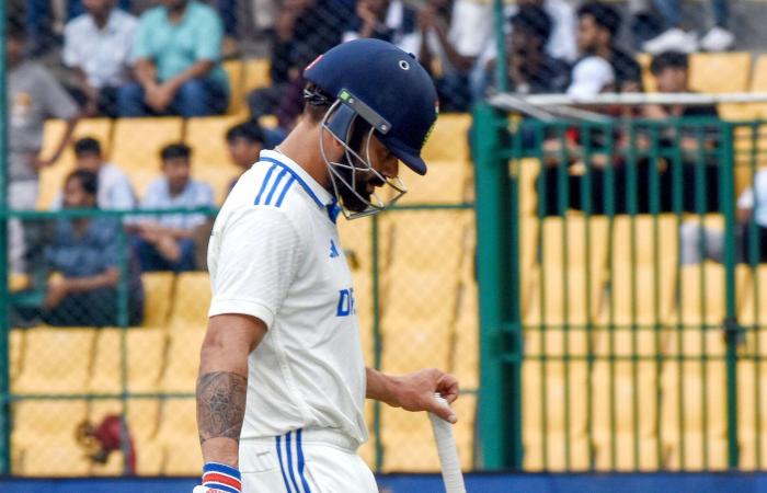 Jour 2 du premier match test de cricket entre l’Inde et la Nouvelle-Zélande. #Galerie