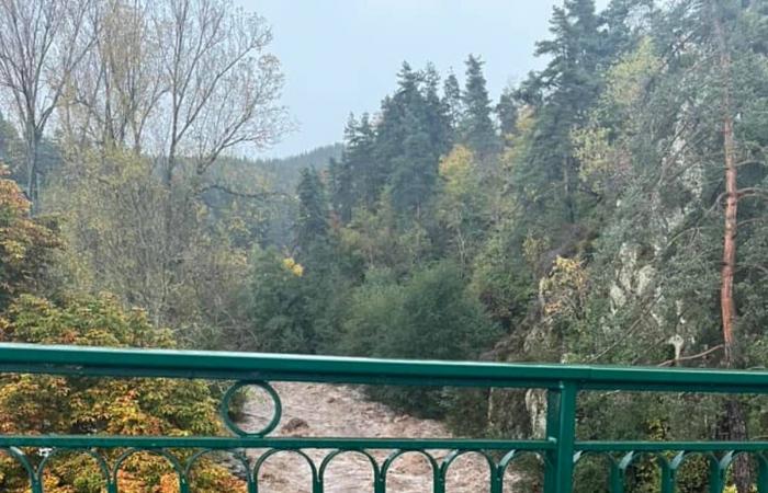 photos et vidéos des inondations en Haute-Loire