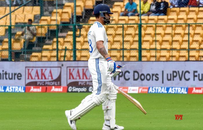 Jour 2 du premier match test de cricket entre l’Inde et la Nouvelle-Zélande. #Galerie