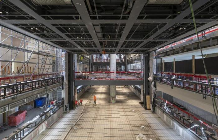 L’architecte Jean Nouvel présente le chantier de la nouvelle Fondation Cartier à Paris, dont l’ouverture est prévue fin 2025