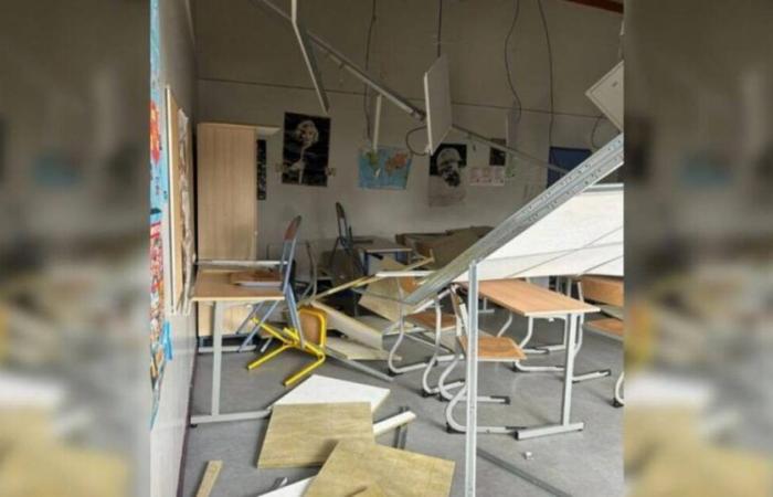 Stupeur après l’effondrement d’un plafond en plein jour dans un collège – Libération