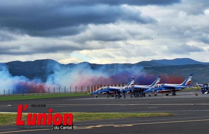 Le ciel tricolore d’Auvergne avec la Patrouille de France