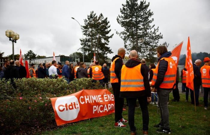 the strike continues on Sanofi production sites in Lisieux and Compiègne