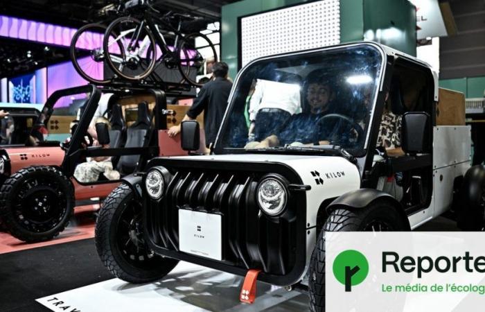 Les petites voitures électriques trouvent leur place au Mondial de l’Automobile de Paris