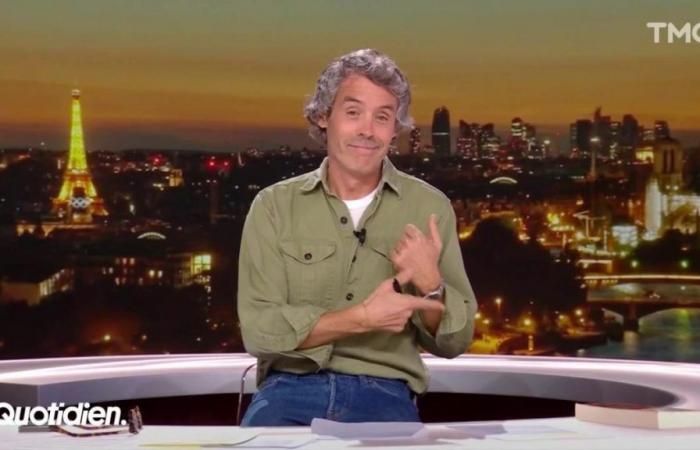 Yann Barthès resserre les bretelles d’un chroniqueur, une petite leçon dans Quotidien