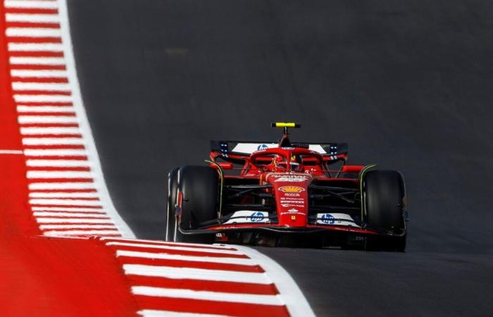 Sainz mène Ferrari 1-2 en FP1, Hamilton échappe à une vrille à grande vitesse