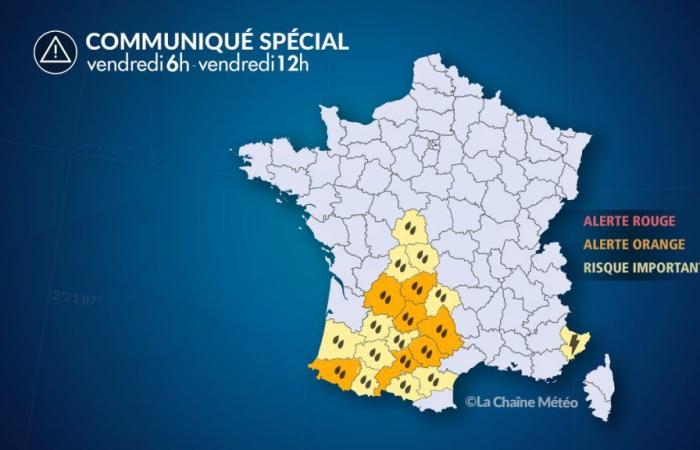 Pluies résiduelles sur le sud-ouest, tendance générale à l’amélioration