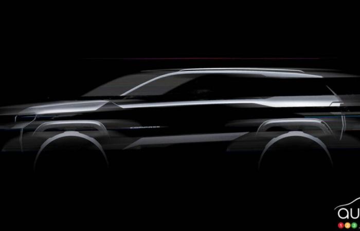 Jeep partage une image de son Compass 2026