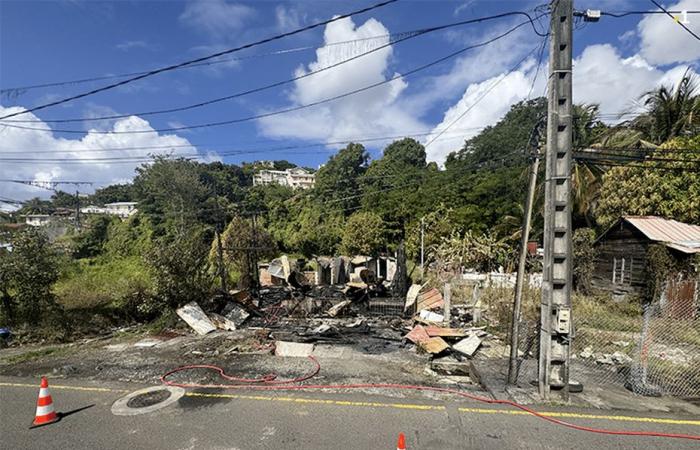 La maison Daguin à Fort-de-France entièrement détruite par un incendie