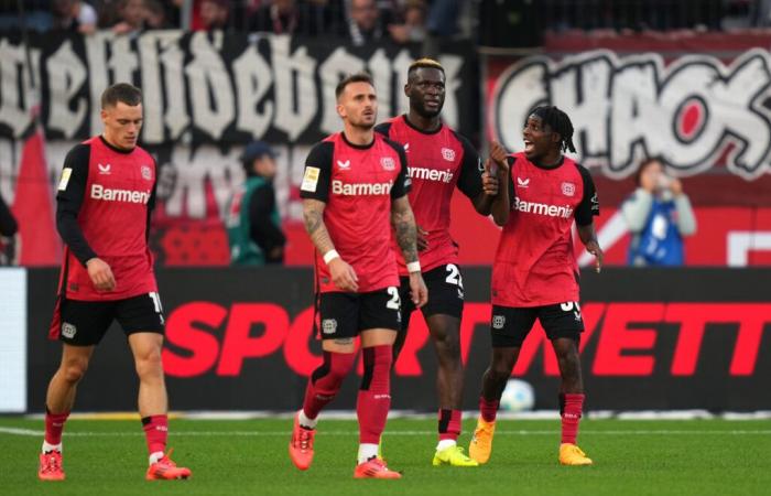 Bundesliga : Leverkusen victorieux dans le match de haut niveau, Fribourg fort et Leipzig sautent au sommet