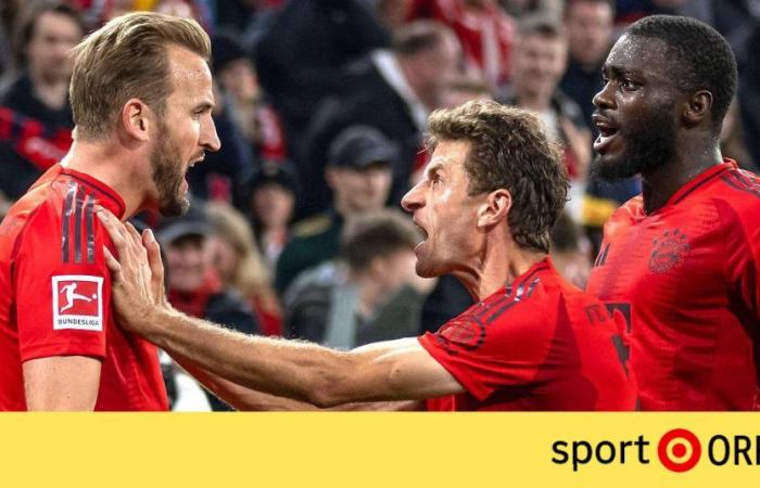 Gala de Kane lors de la victoire du Bayern Munich