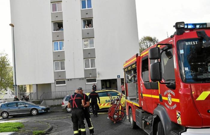 une femme transportée en urgence absolue