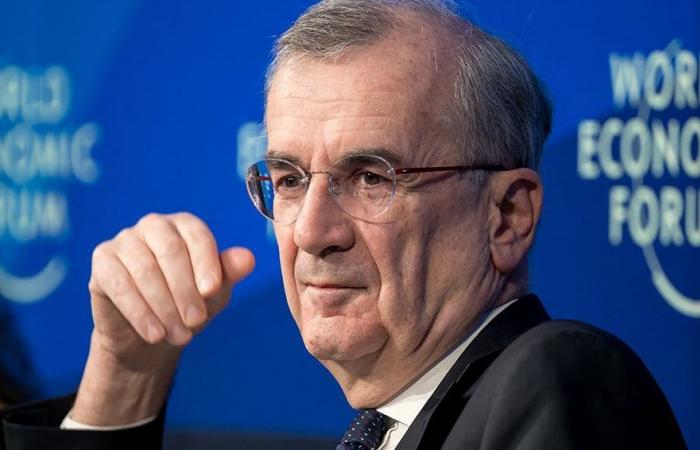 Avec François Villeroy de Galhau, gouverneur de la Banque de France