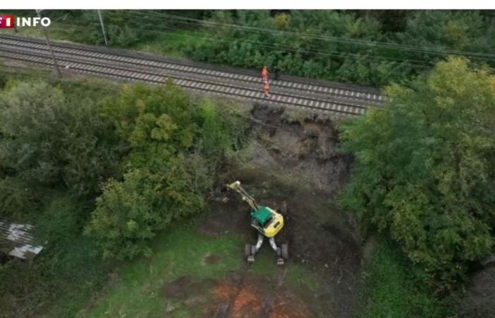 gros travaux sur la ligne SNCF entre Lyon et Saint-Etienne