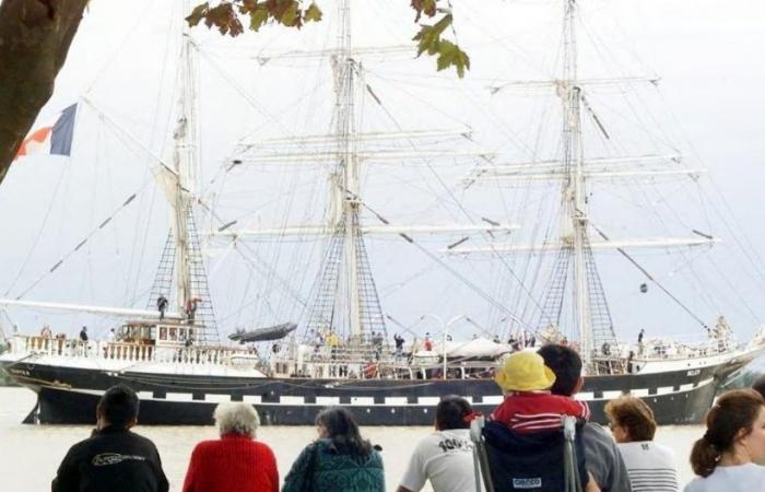 Le jour où le « Belem » a failli couler dans le port de Bourg-sur-Gironde