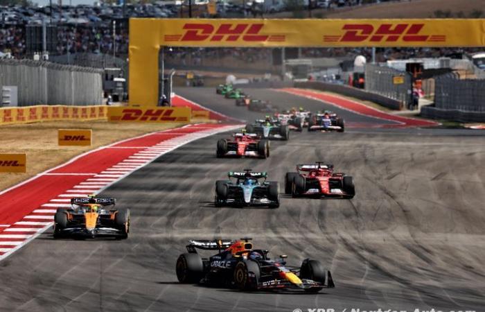 Formule 1 | Verstappen remporte l’Austin F1 Sprint devant Sainz et Norris