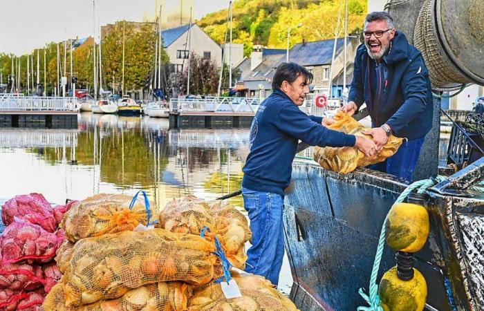 à Saint-Brieuc avec les premiers gourmands de la Fête de la Coquille Saint-Jacques