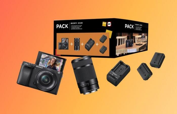 La Fnac et Darty réduisent le prix d’un fantastique pack photo avec le Sony A6400 + 2 objectifs + 2 batteries