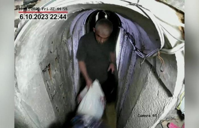 Israël révèle des images de Yahya Sinouar dans le tunnel de Gaza avant les attaques du 7 octobre