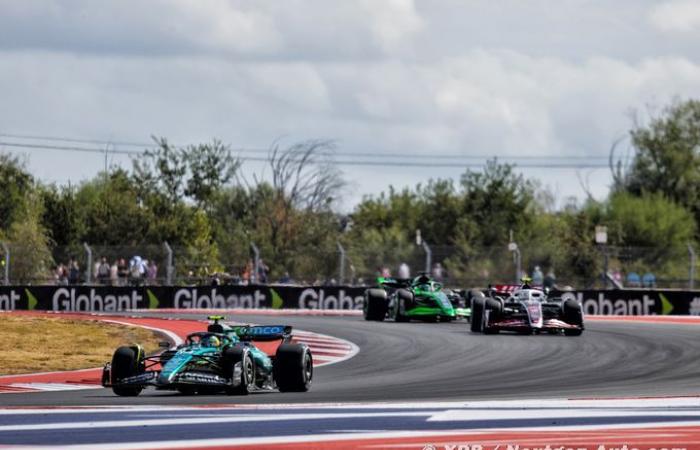 Formule 1 | Aston Martin F1 prend la septième ligne pour Austin Sprint