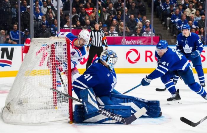 Les Rangers dominent les Maple Leafs lors du premier test contre un ennemi de premier plan