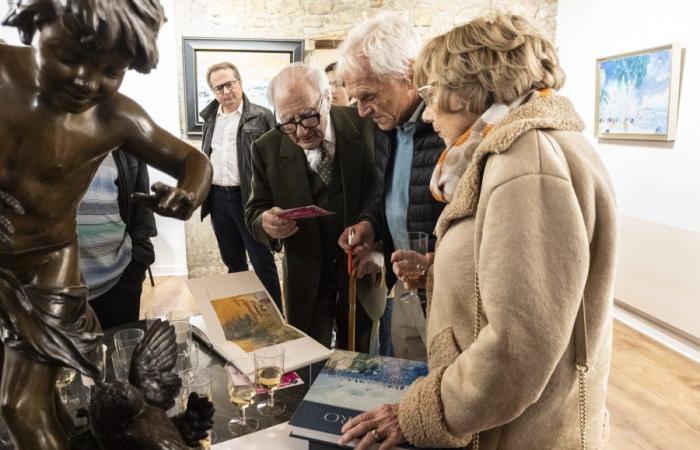 Galerie Philippe Bettan. Tapis rouge pour Jean Fusaro