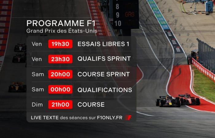 À quelle heure sont la course Sprint et les qualifications ce samedi ?