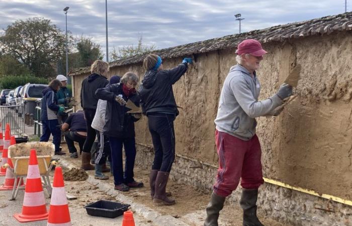 Dans ce village de l’Eure, les habitants participent à la restauration d’un vieux mur