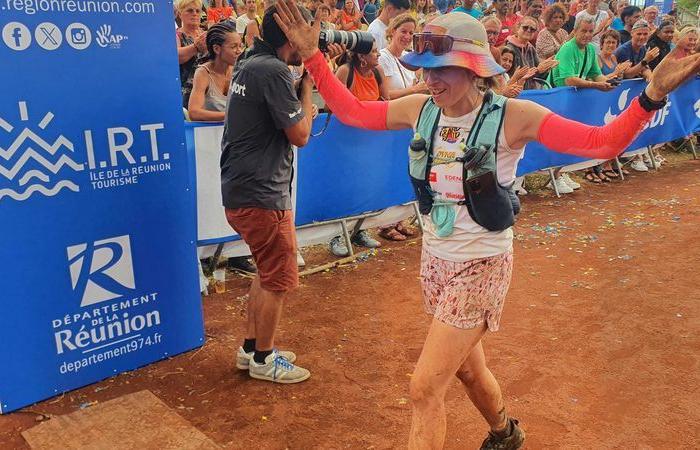 l’arrivée des derniers coureurs de la Diagonale des Fous