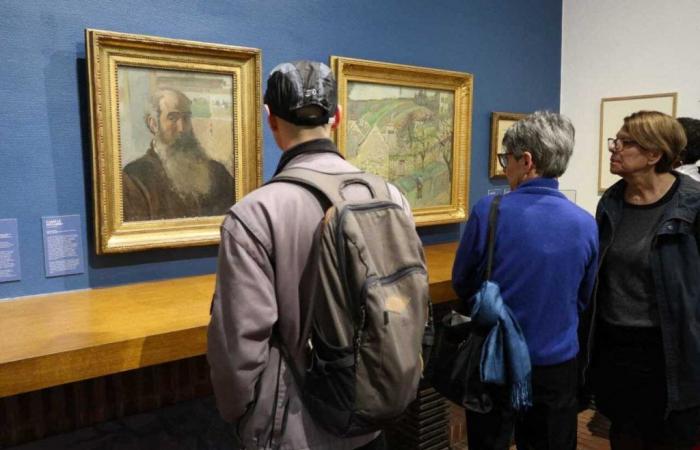 enfin des tableaux de Camille Pissarro au musée de Pontoise