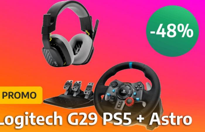 Le volant de course parfait pour PC et PS5 est en promotion avec un casque gaming !