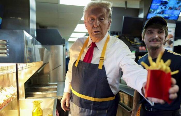 Trump frit avec Harris autour de McDonald’s