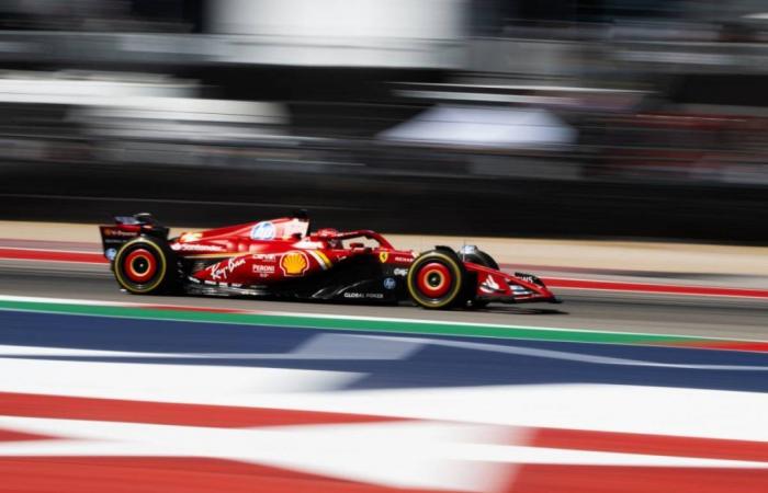 Ferrari en force sur la grille du Grand Prix des Etats-Unis