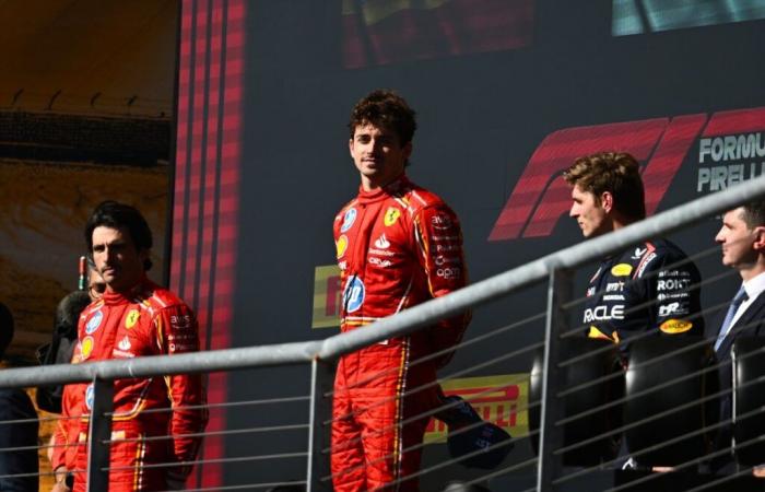 Leclerc fait triompher Ferrari, bataille acharnée entre Norris et Verstappen