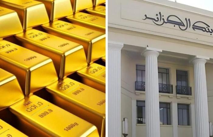 l’or et les diamants transférés à la Banque d’Algérie