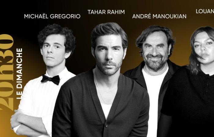 «20h30 dimanche». Avec Tahar Rahim, Michaël Gregorio, André Manoukian et Louane