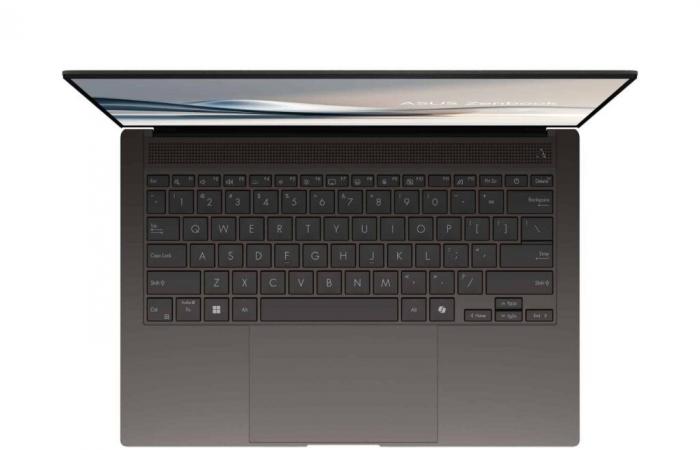 Neuf 1699 € Asus ZenBook S 14 UX5406SA-DRPV041W, Ultrabook 14″ 2.8K OLED nomade 10h Lunar Ultra 7 258V Intel Arc RAM Wi-Fi 7 facile à transporter