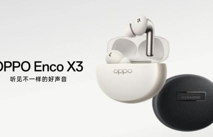 Les écouteurs Enco X3 d’OPPO officiellement dévoilés, avec chargement sans fil, audio sans perte, ANC et indice IP55