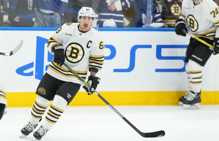 Brad Marchand se fait percer par son entraîneur