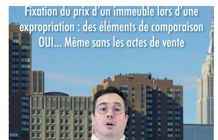 éléments de comparaison OUI… Même sans actes de vente [article et mini-VIDEO]