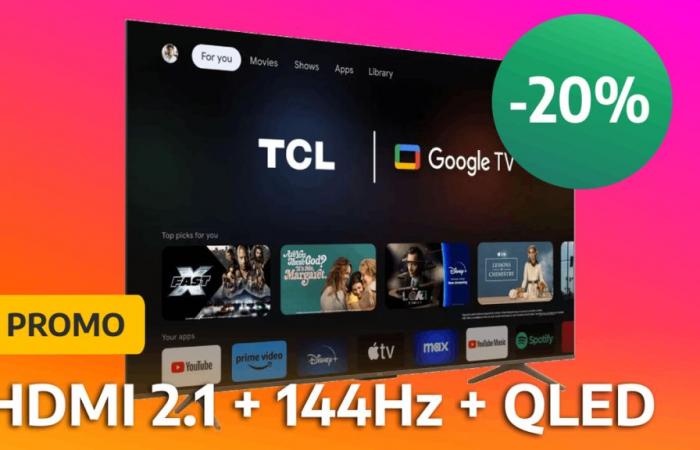 Cette TV TCL 4K QLED Pro parfaite pour PS5 est à prix cassé pour encore quelques heures !