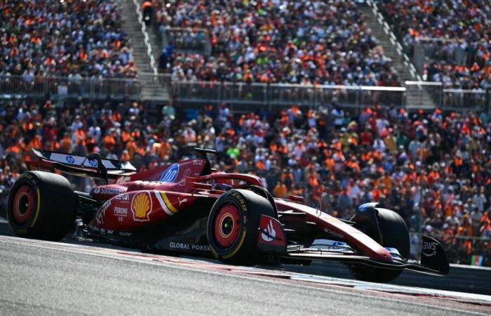 Doublé Ferrari à Austin, avec victoire de Charles Leclerc devant Carlos Sainz