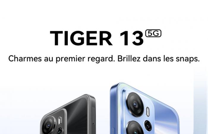 le smartphone OSCAL TIGER 13 et la tablette OSCAL Pad 90 au minimum