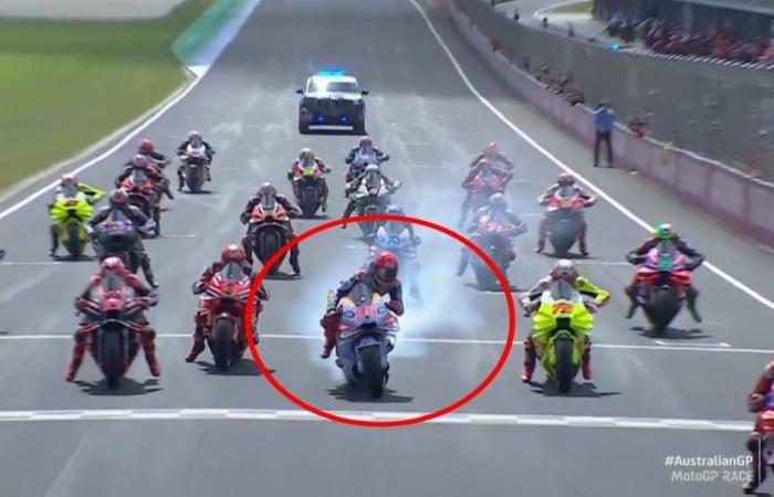 l’origine du dérapage de Marc Marquez !