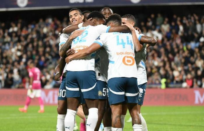 L’OM impitoyable avec la lanterne rouge de Montpellier