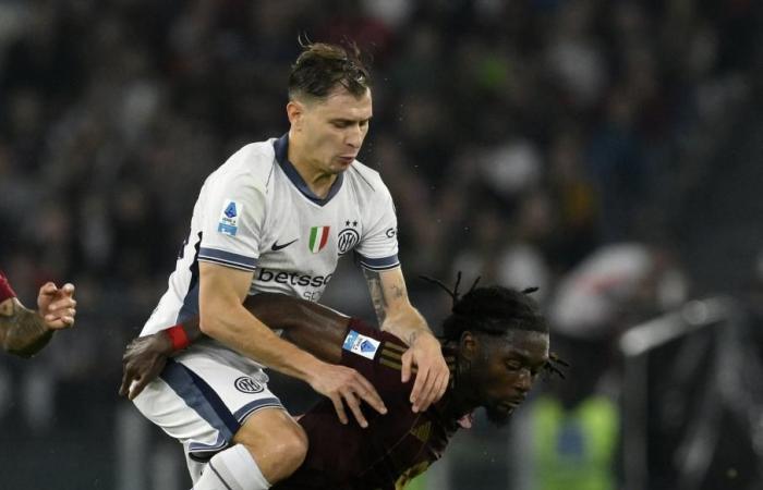 Match de football de Serie A : Roma contre Inter Milan-Xinhua