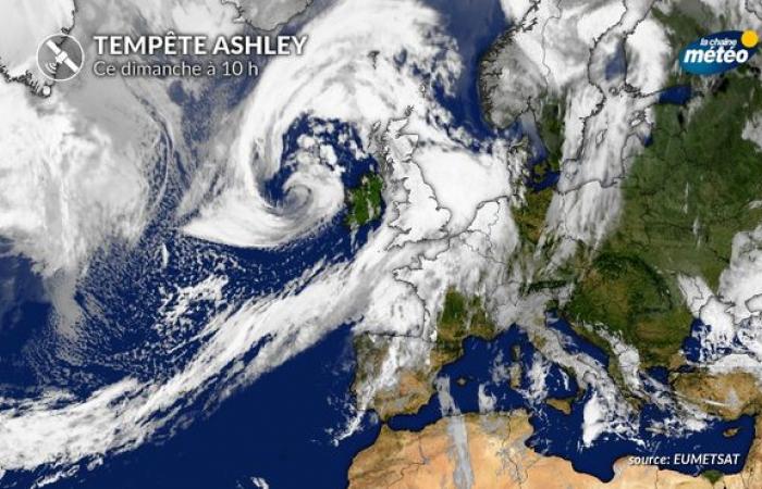 Fortes pluies dans le nord liées à la tempête Ashley, risque d’inondation à surveiller