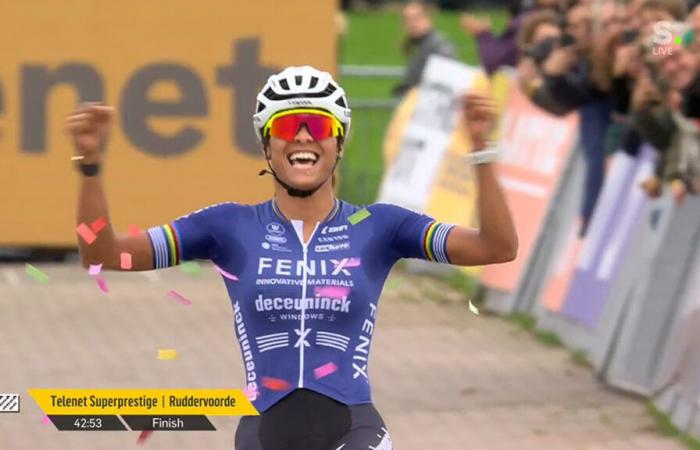 Ruddervoorde appartient à Ceylin Alvarado : dans une bataille passionnante, elle remporte pour la 4ème fois la première manche du Superprestige