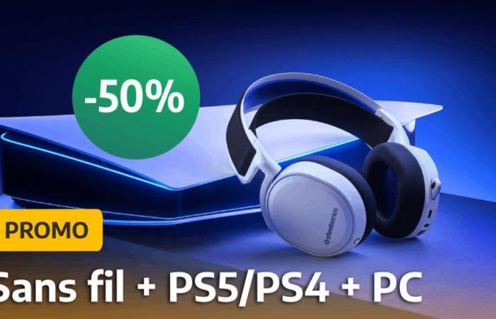 L’excellent casque gaming SteelSeries Arctis 7P+ Wireless est en promotion à moitié prix !